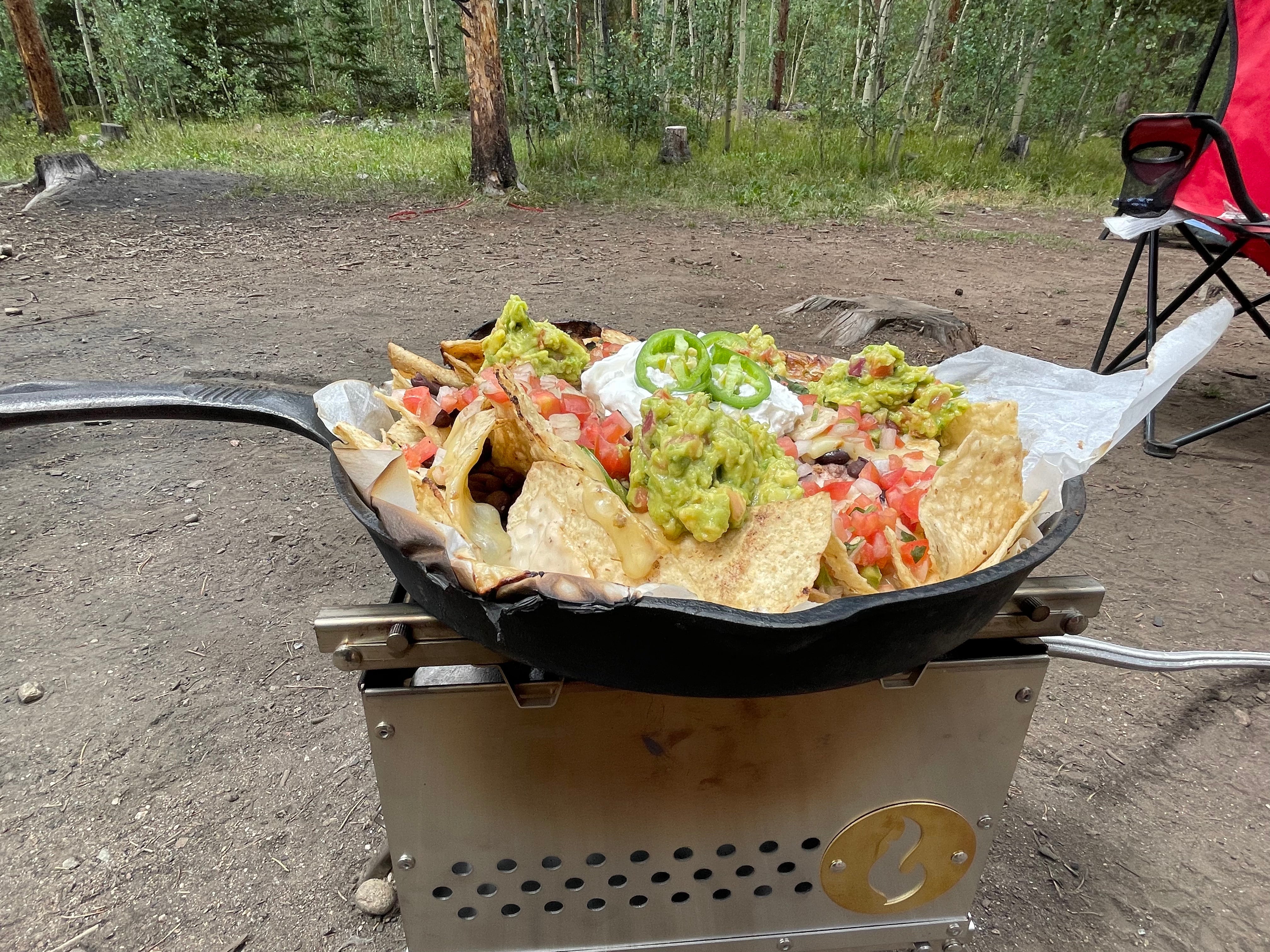 LavaBox Campfire Recipes: Three Cheese Campfire Nachos! – LavaBox