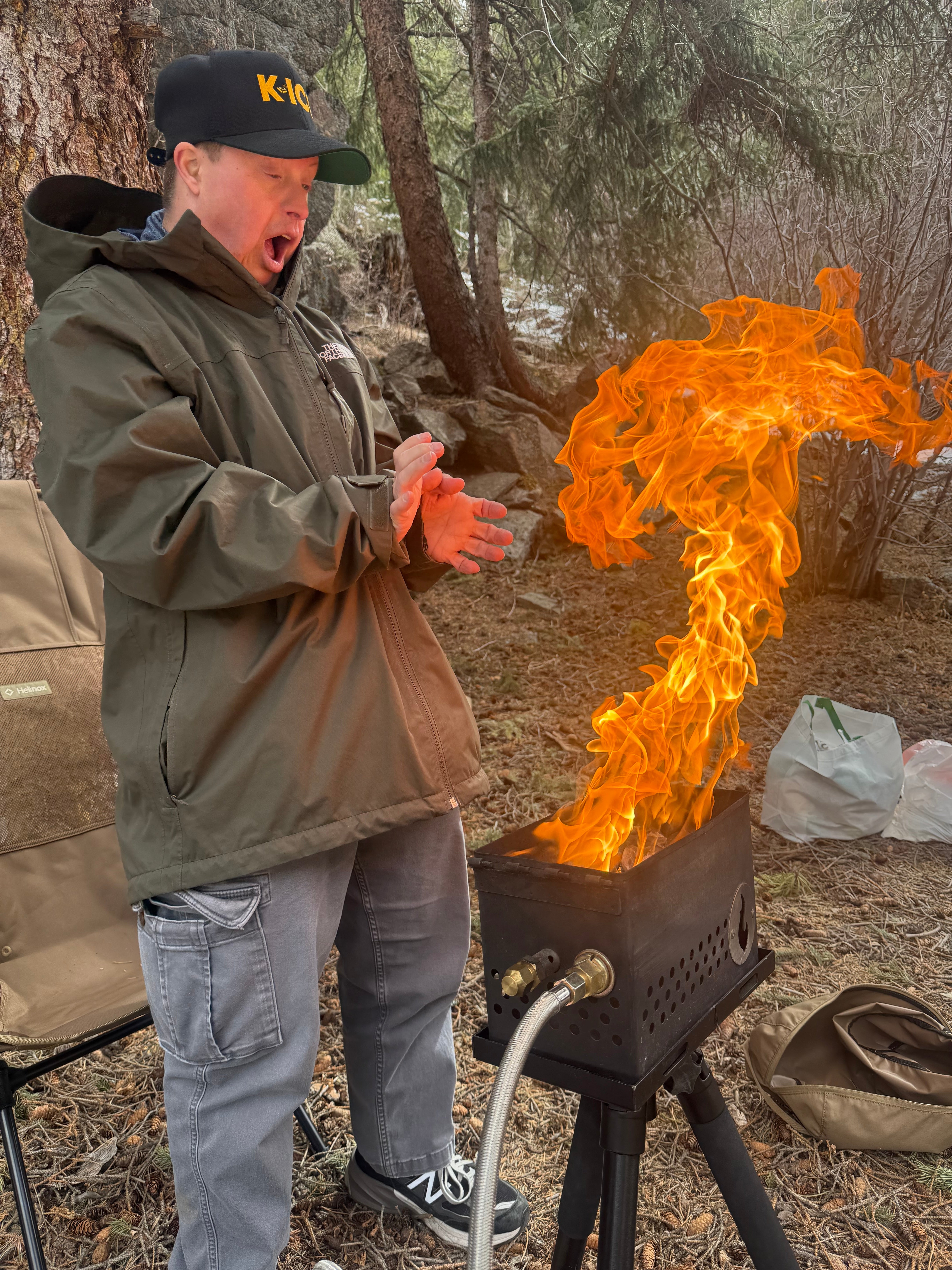 Daddy Long Legs: Cook and Campfire at Waist High! – LavaBox