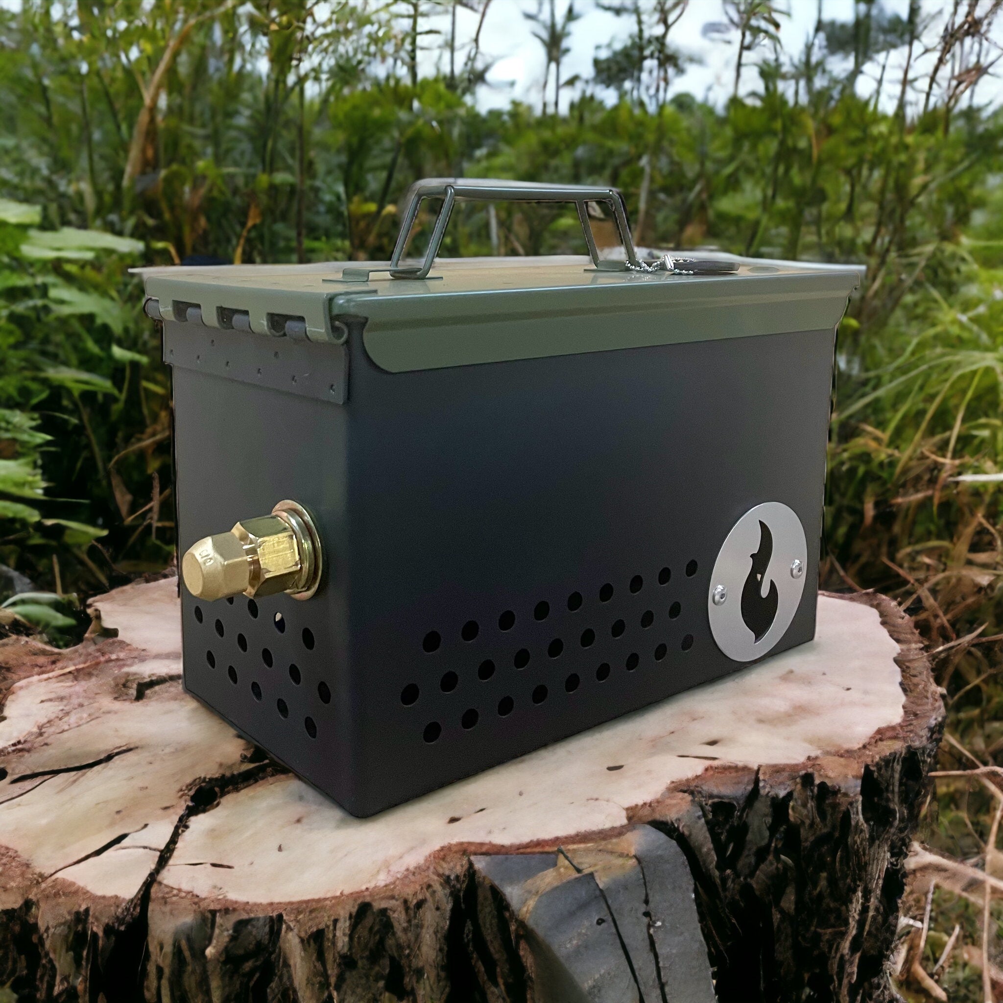 Tabletop Vol-CAN-no: The Original Ammo Can Firepit PRE-SALE